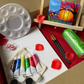 Valentines Sip and Paint Kit for One